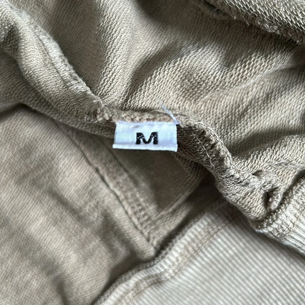 AFFLICTION Brown Zip Up Hooded Sweater Size Medium - Picture 6 of 8